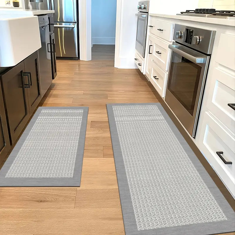 StyleSafe 2-Piece Kitchen Mats Set, Non-Slip & Waterproof
