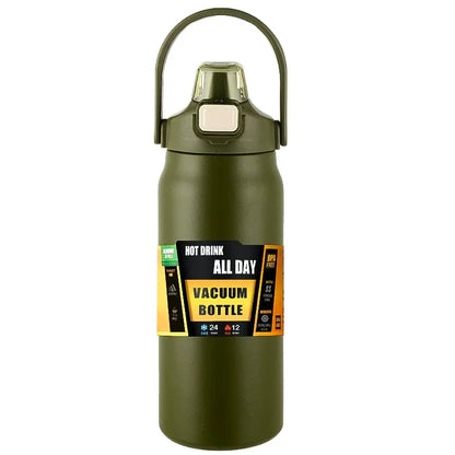 Outdoor Thermos Portable 304 Stainless Steel Thermal Vacuum Flasks Cold and Hot with Straw