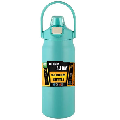 Outdoor Thermos Portable 304 Stainless Steel Thermal Vacuum Flasks Cold and Hot with Straw