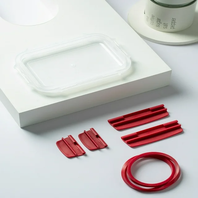 5-Piece Airtight Food Storage Containers with Snap Lids