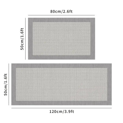 StyleSafe 2-Piece Kitchen Mats Set, Non-Slip & Waterproof