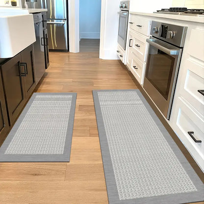 StyleSafe 2-Piece Kitchen Mats Set, Non-Slip & Waterproof