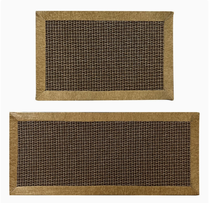 StyleSafe 2-Piece Kitchen Mats Set, Non-Slip & Waterproof