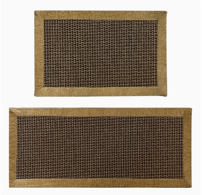StyleSafe 2-Piece Kitchen Mats Set, Non-Slip & Waterproof