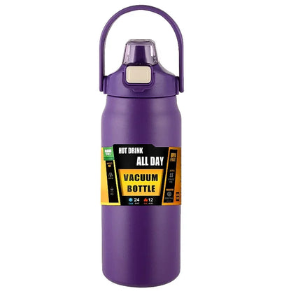 Outdoor Thermos Portable 304 Stainless Steel Thermal Vacuum Flasks Cold and Hot with Straw