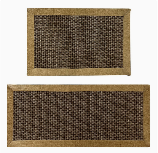 StyleSafe 2-Piece Kitchen Mats Set, Non-Slip & Waterproof