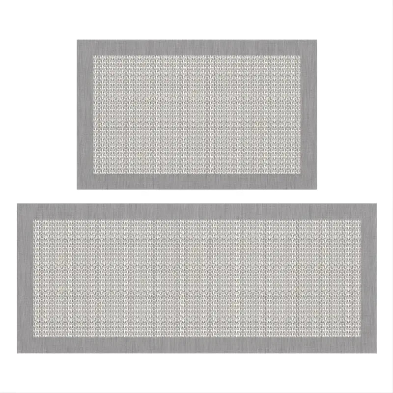 StyleSafe 2-Piece Kitchen Mats Set, Non-Slip & Waterproof
