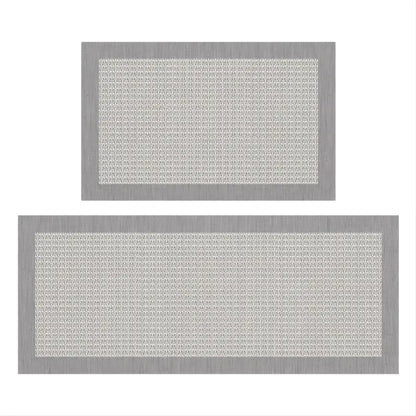 StyleSafe 2-Piece Kitchen Mats Set, Non-Slip & Waterproof