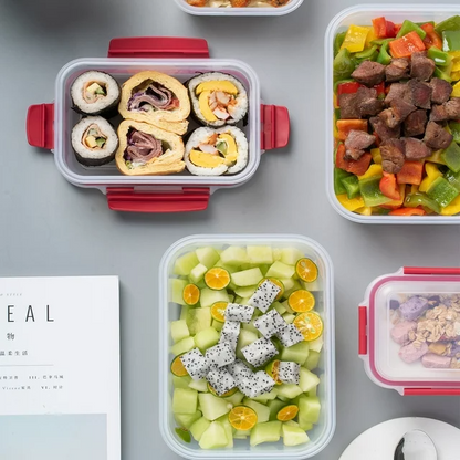 5-Piece Airtight Food Storage Containers with Snap Lids