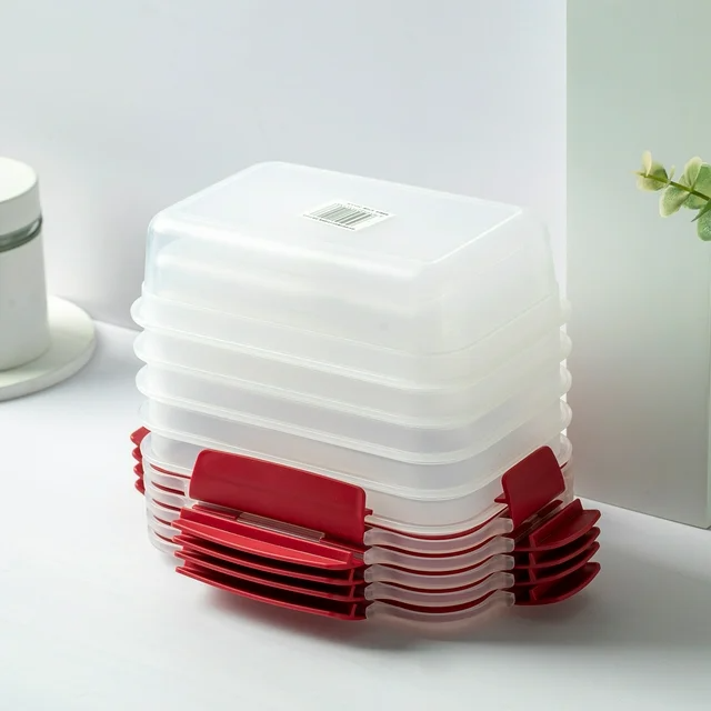 5-Piece Airtight Food Storage Containers with Snap Lids