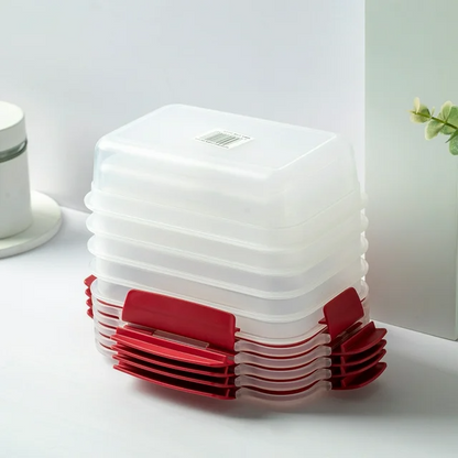 5-Piece Airtight Food Storage Containers with Snap Lids