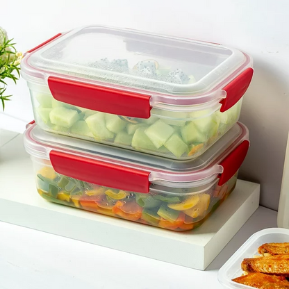5-Piece Airtight Food Storage Containers with Snap Lids